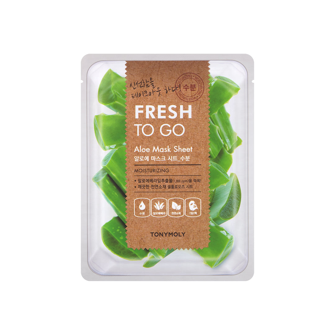 TONYMOLY - Erfrischende Tuchmaske mit Aloe Fresh To Go Aloe Mask Sheet