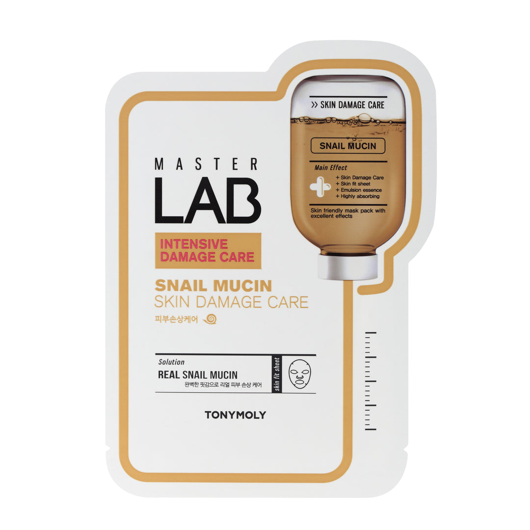 TONYMOLY - Master Lab Sheet Mask Snail Mucin - Gesichtsmaske