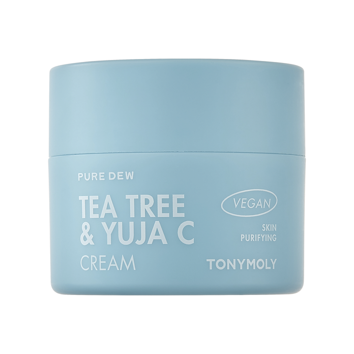 TONYMOLY PURE DEW TEA TREE & YUJA C PURIFYING CREAM - Gesichtscreme