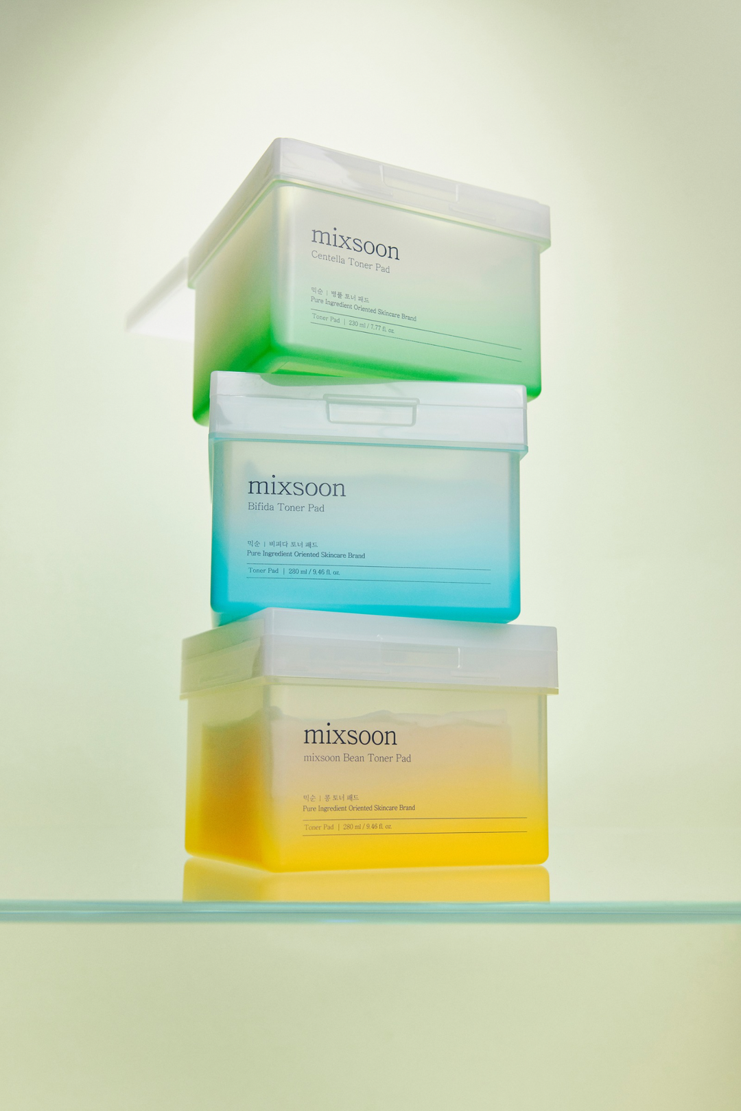 Mixsoon - Centella Toner Pads 230ml/120pcs